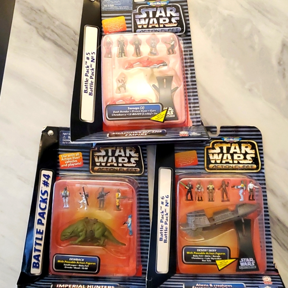 Star Wars Battle Packs #4, 5 & 6